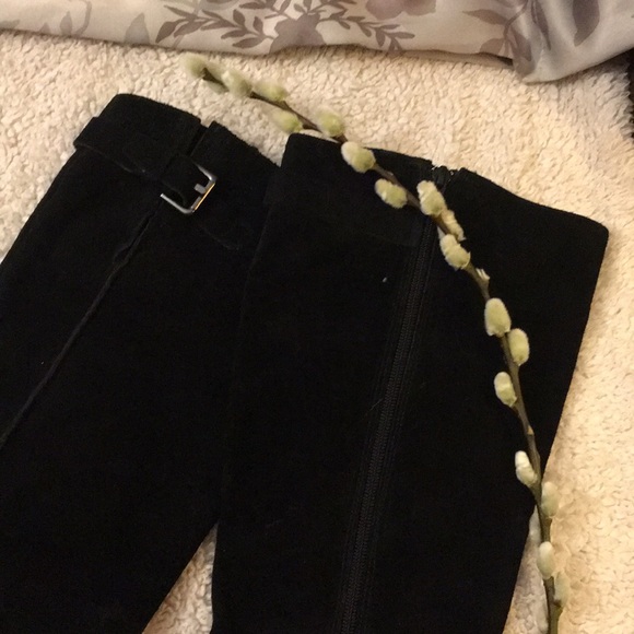 EASY SPIRIT BLACK LEATHER BOOTS - Picture 2 of 8